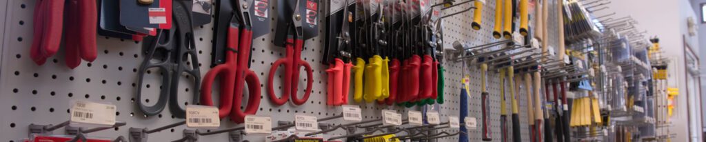 Tools for sale at Mid-City Lumber