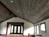 Real Reproduced Barnwood Ceiling